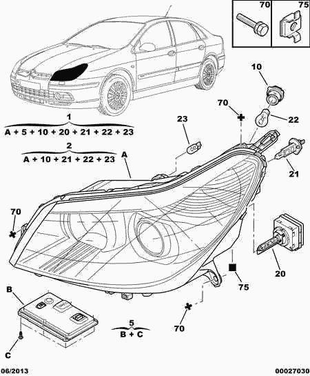 CITROËN 6224 F9 - Uređaj za paljenje, lampa sa plinskim pražnjenjem www.molydon.hr