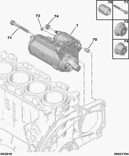 PEUGEOT (DF-PSA) 5802 Z8 - Starter www.molydon.hr