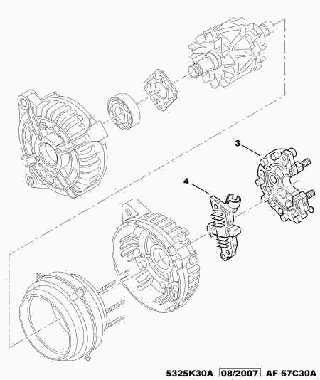 PEUGEOT 5761.C7 - Regulator napona generatora www.molydon.hr