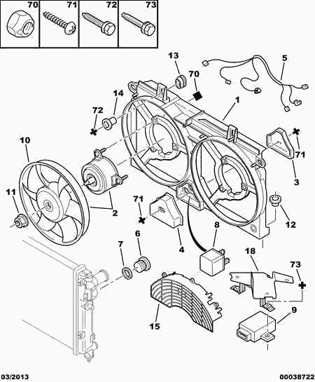 PEUGEOT 1254 75 - Ventilator, hladjenje motora www.molydon.hr