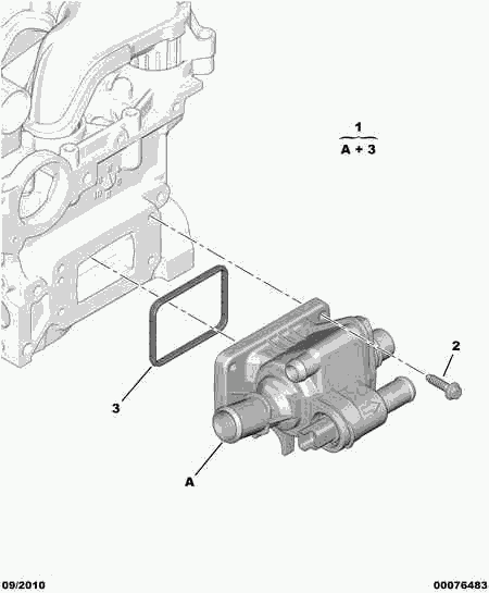 PEUGEOT (DF-PSA) 1336 V6 - Termostat, rashladna tekućinu www.molydon.hr