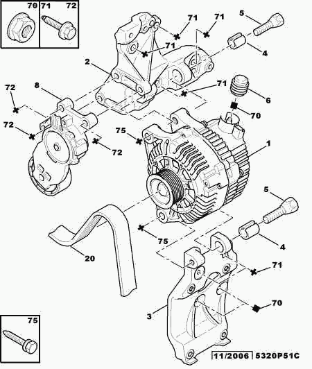 Volvo 5751 F9 - ALTERNATOR TENSION ROLLER www.molydon.hr