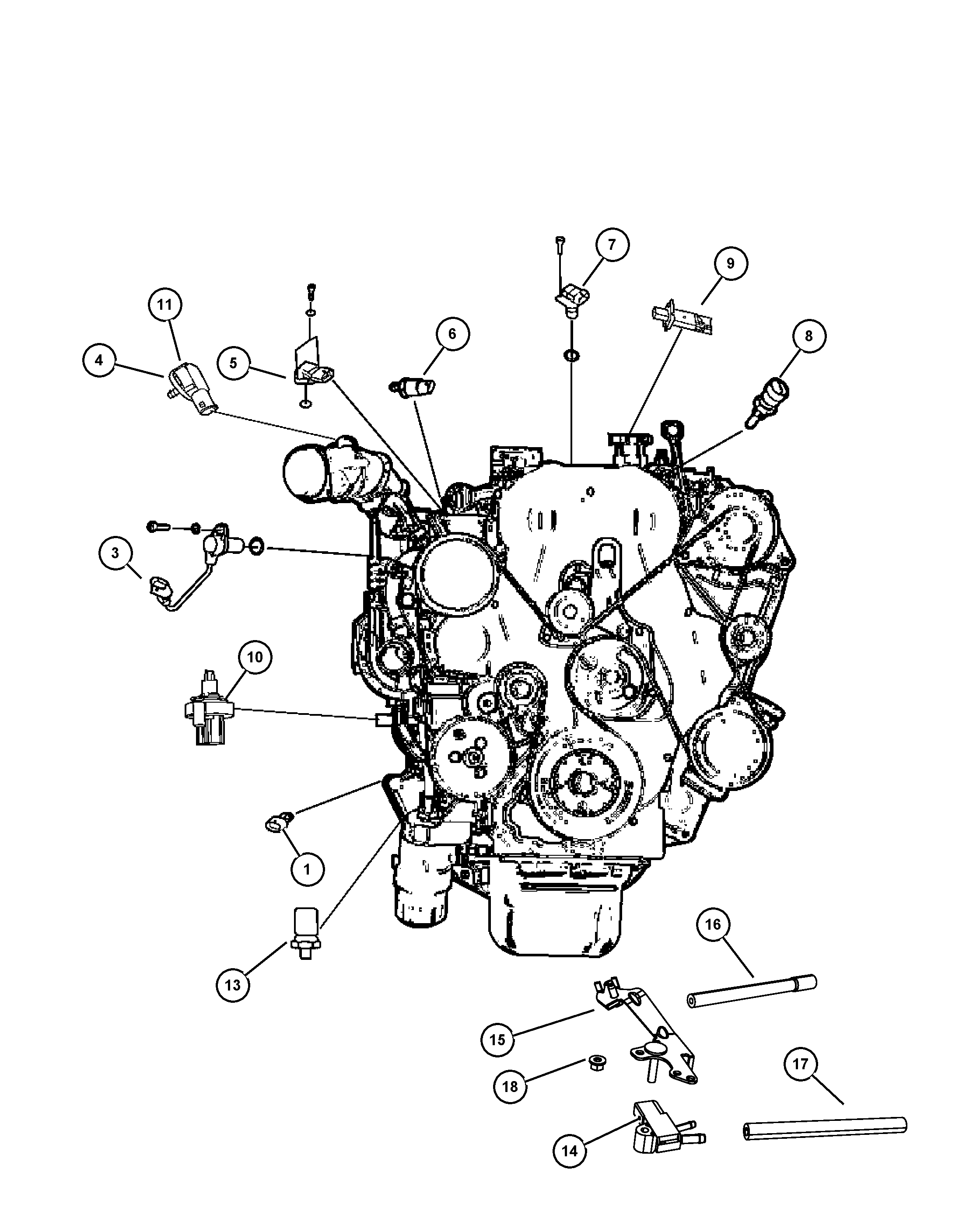 Dodge 68031 593AA - SENSOR AIR TEMPERATURE www.molydon.hr