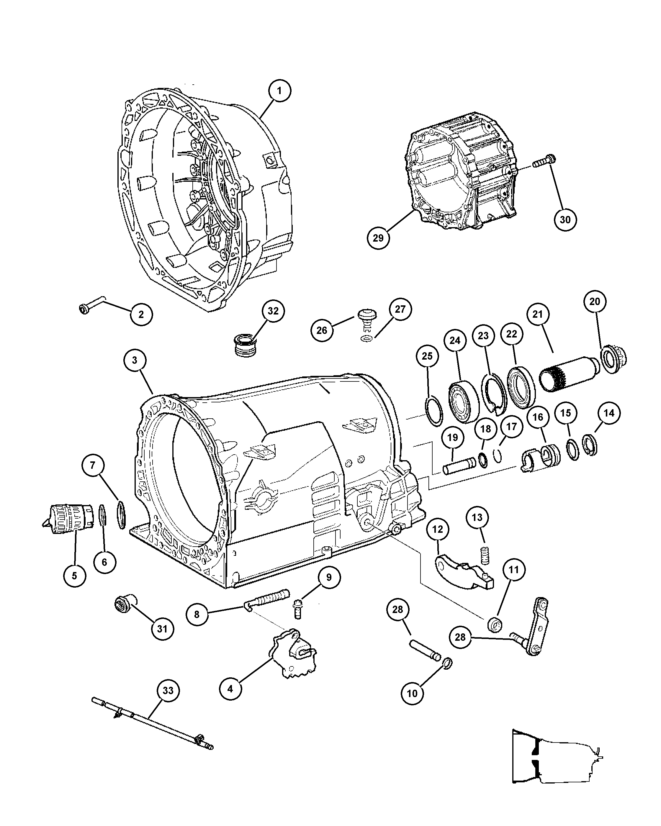 Jeep 68001 278AA - Utični priključak, automatski mjenjač-upravljačka jedinica www.molydon.hr