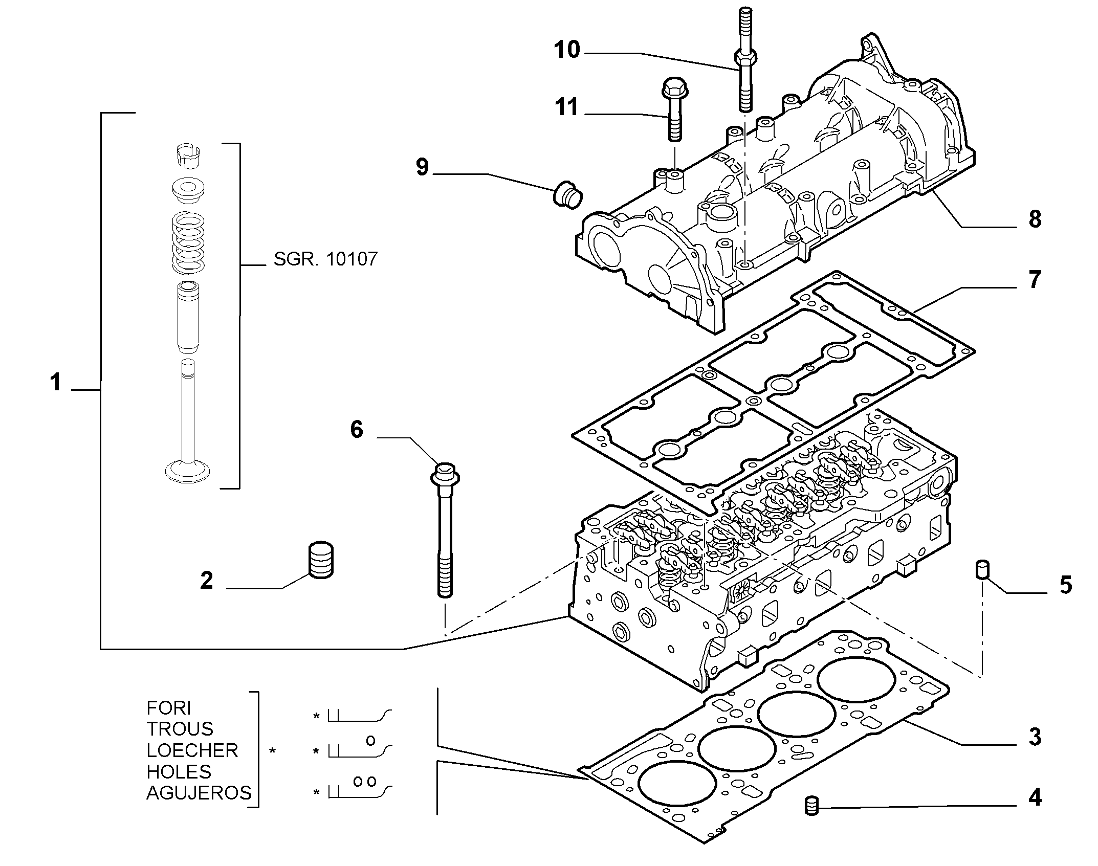 Chrysler 55209070 - HEAD GASKET SP. 072 www.molydon.hr