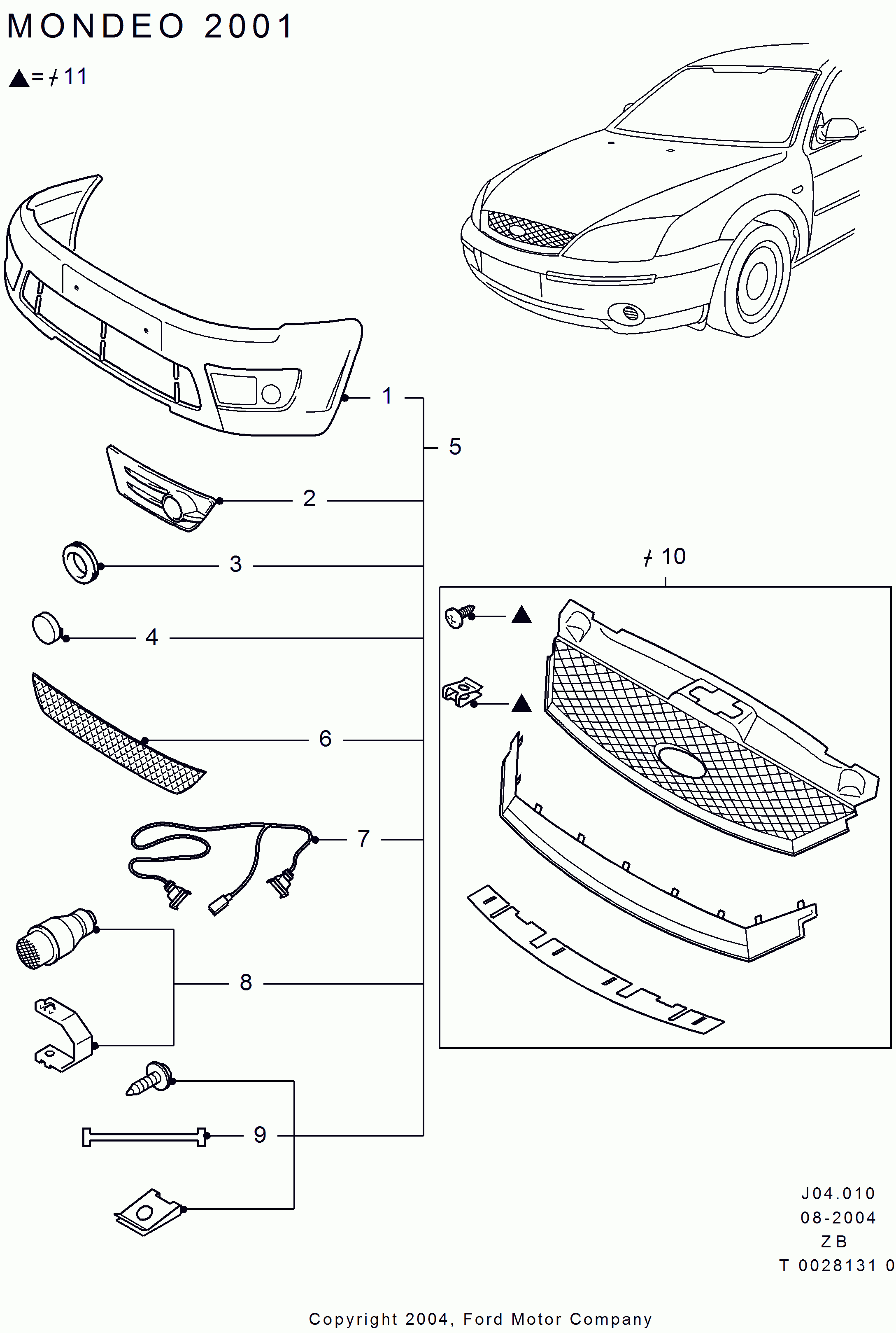 FORD 1122816 - Far za maglu www.molydon.hr