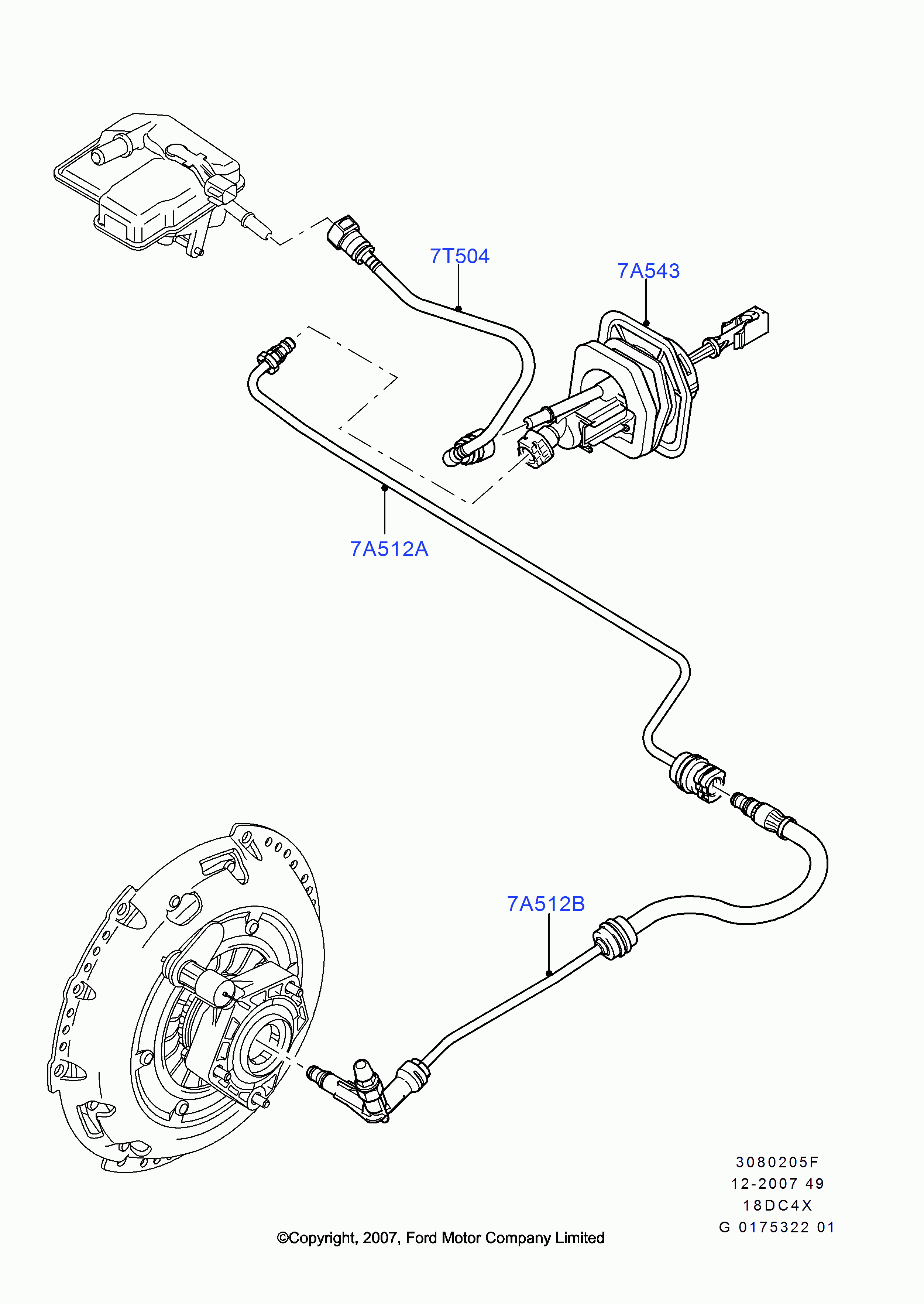 GEO 1863548 - Glavni cilindar, kvačilo www.molydon.hr