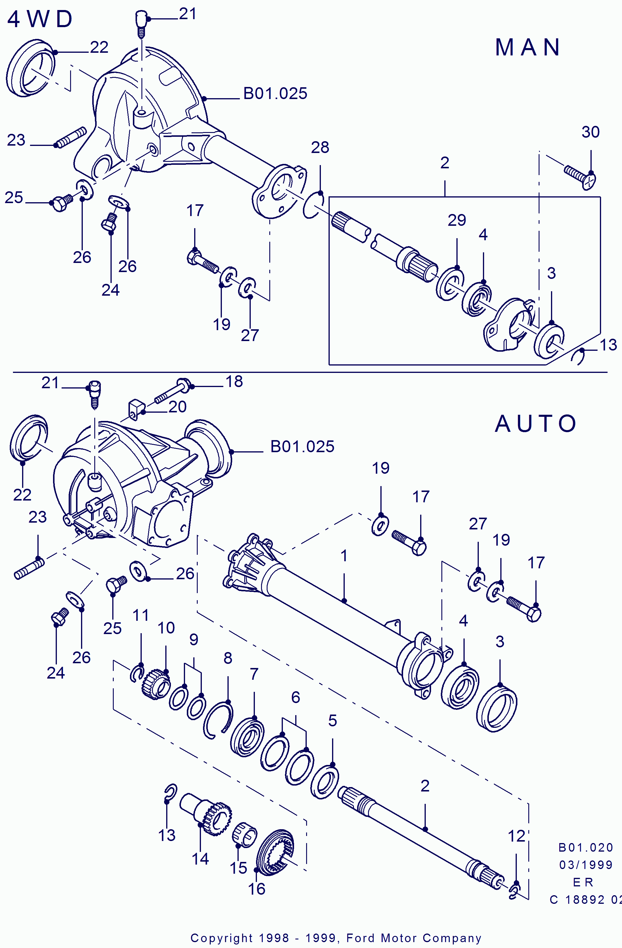 FORD 3415613 - Komplet Ležaja kotača www.molydon.hr