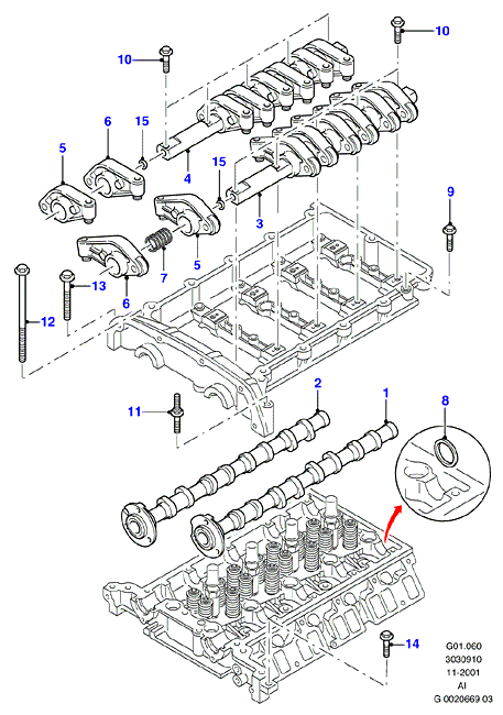 FORD 1 139 357 - Radijalni Brtveni prsten (semering), bregasto osovina www.molydon.hr