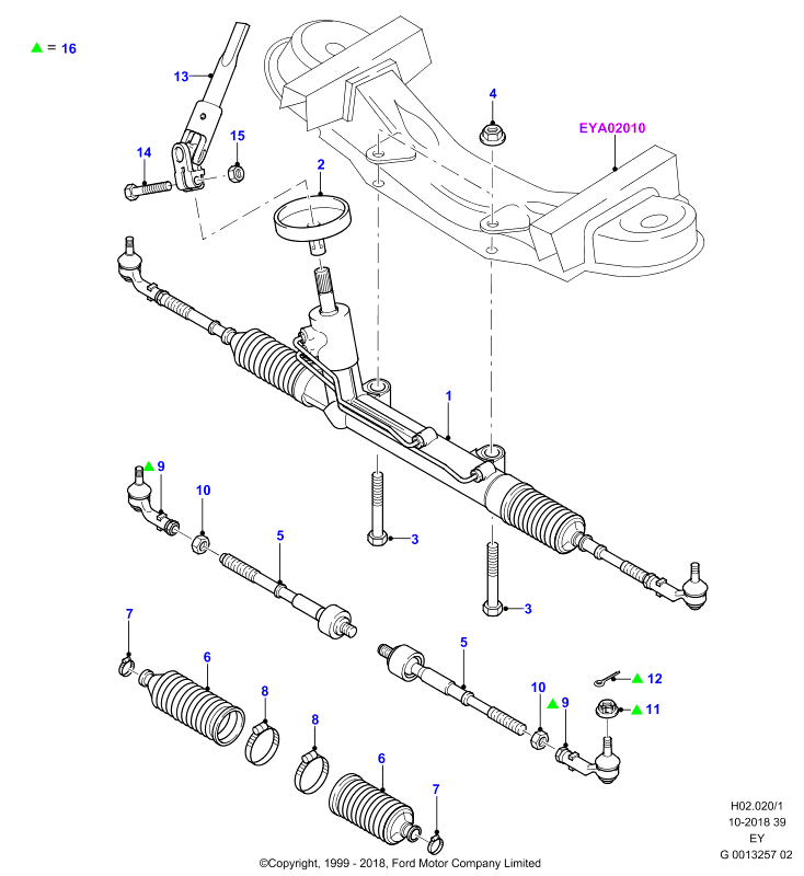 FORD 6203259 - Set za popravak, aksijalni zglob poprecne spone www.molydon.hr