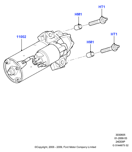 FORD USA 1709189 - Starter www.molydon.hr