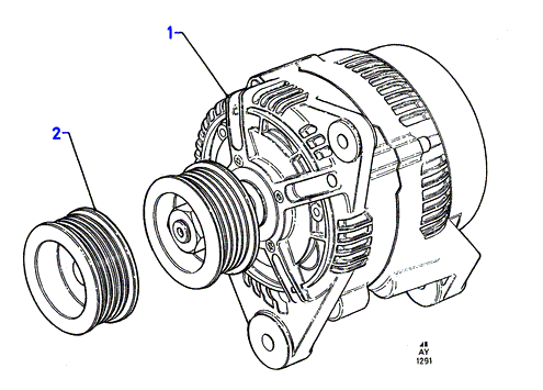 FORD USA 5026141 - Alternator www.molydon.hr