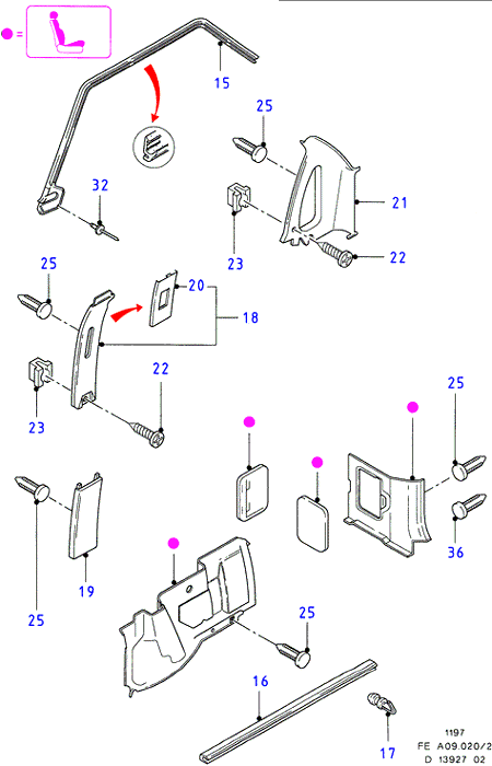 FORD 1051013 - Panel And Wheelhouse - Qtr - Inner, RH www.molydon.hr