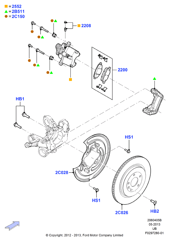 FORD DG1Z-2C150-B - Manžeta, vodilica kočionih čeljusti www.molydon.hr