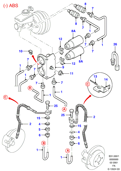 FORD 1011293 - Kočiono crijevo, lajtung www.molydon.hr