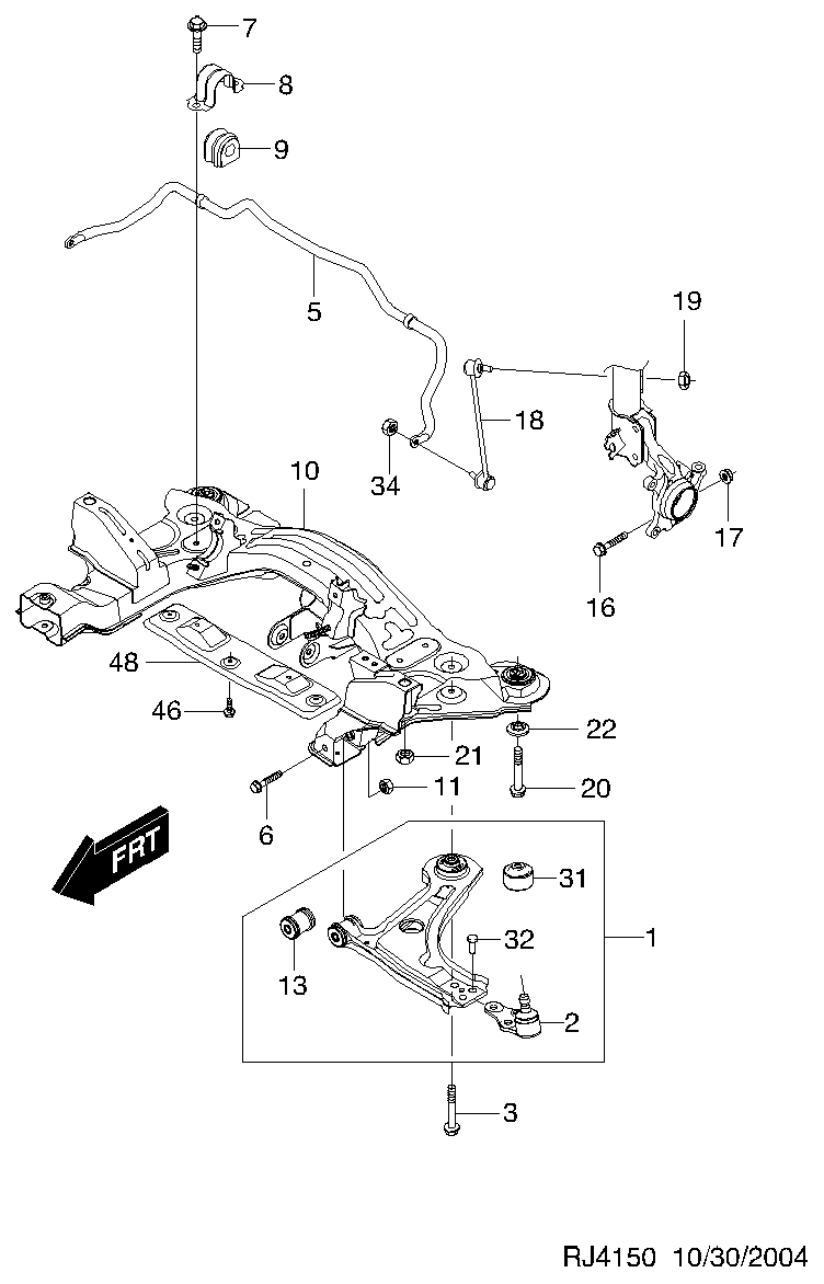 DAEWOO 9639-1856 - Selen / Prigušni blok, Ovjes kotača www.molydon.hr