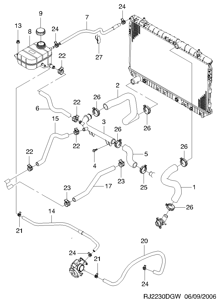 Opel 96 420 303 - Čep posude  za rashladnu tekućinu www.molydon.hr