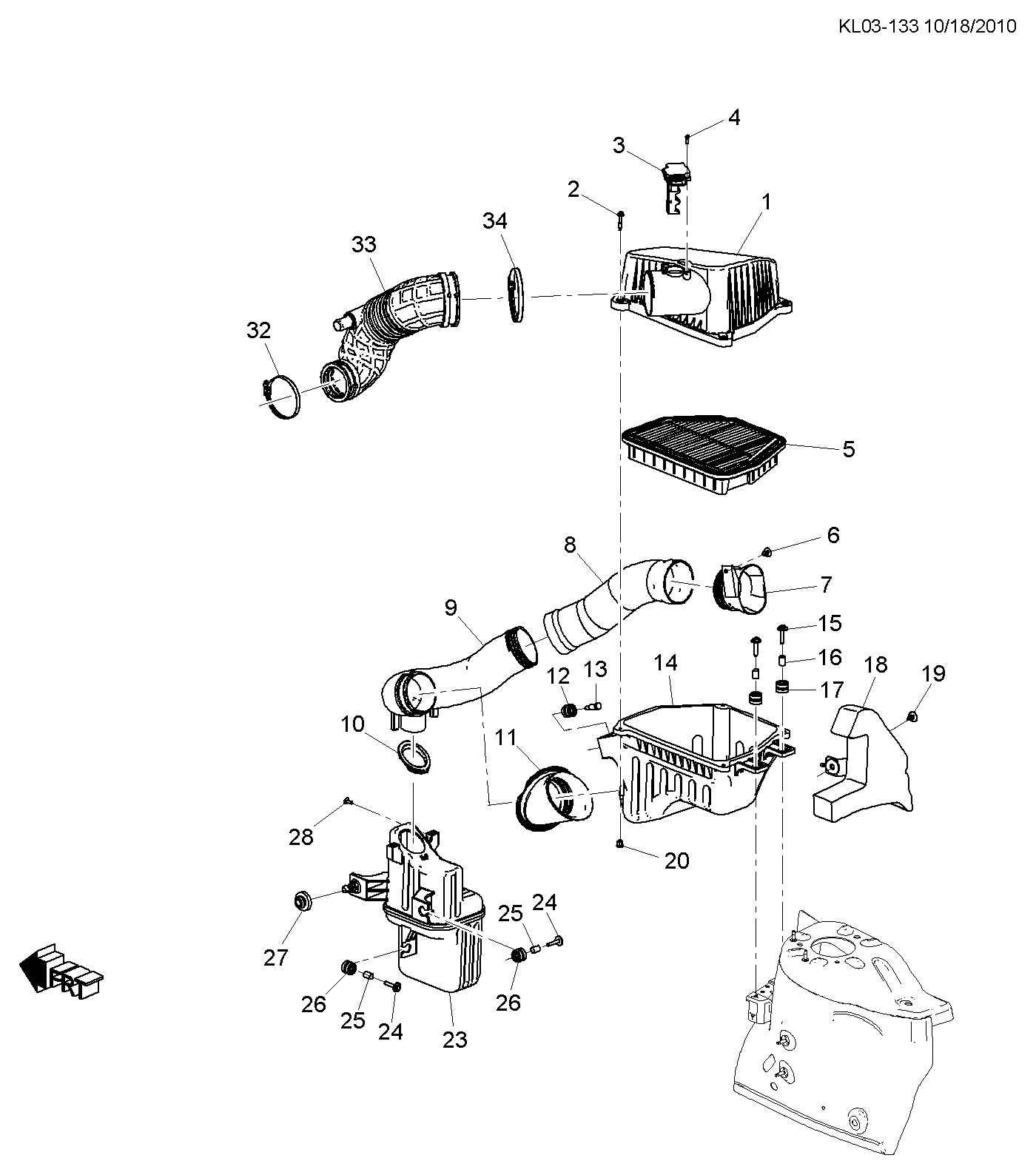 Opel 22745824 - Filter za zrak www.molydon.hr