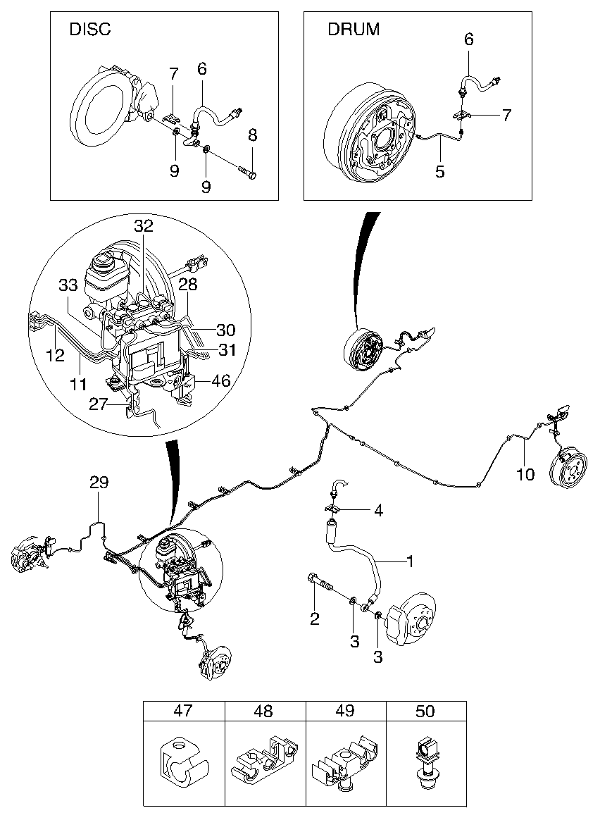 KIA 96308124 - Kočiono crijevo, lajtung www.molydon.hr