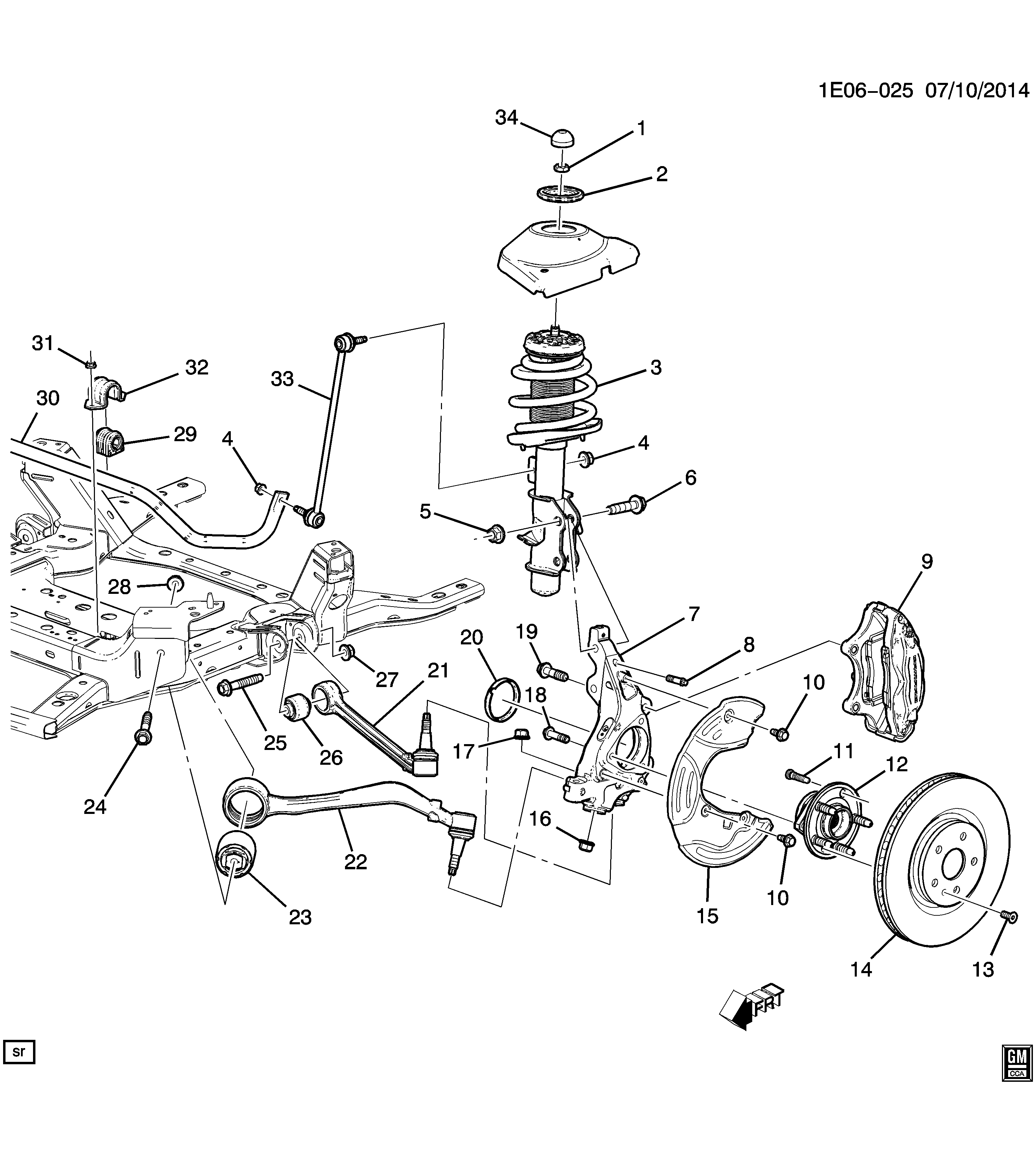 GMC 23118055 - Kočioni disk www.molydon.hr