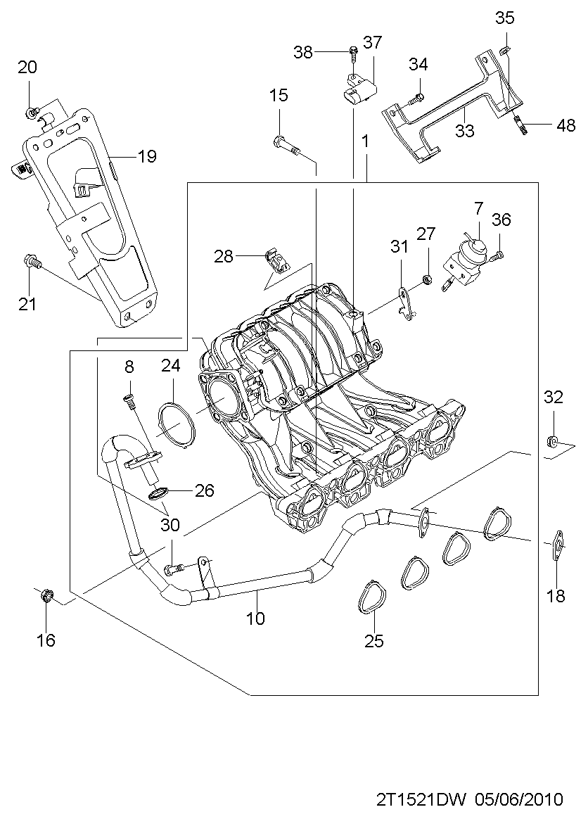 Opel 25184081 - Senzor, pritisak usisne Cijevi www.molydon.hr