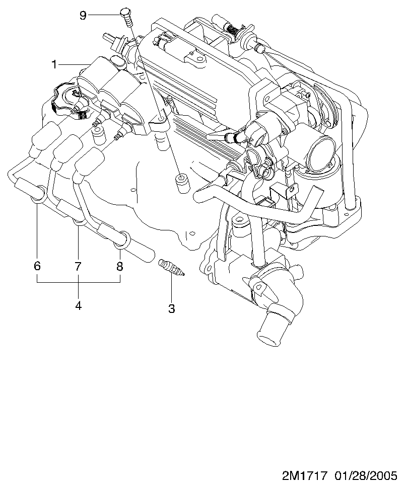 Opel 96291054 - COIL-IGNITION, TCP www.molydon.hr