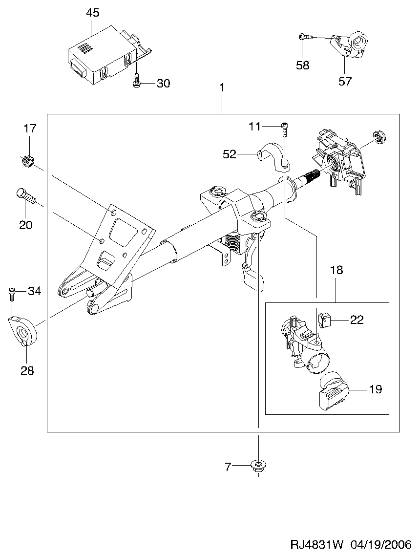 Opel 96238726 - SWITCH A-IGN www.molydon.hr