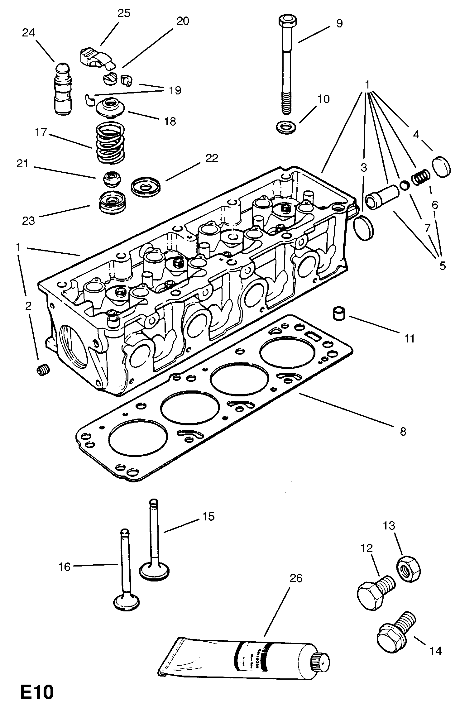 Vauxhall 6 40 581 - ARM, VALVE ROCKER (NLS.- USE 90323514  6 40 588)  (PRODUCTION NO www.molydon.hr