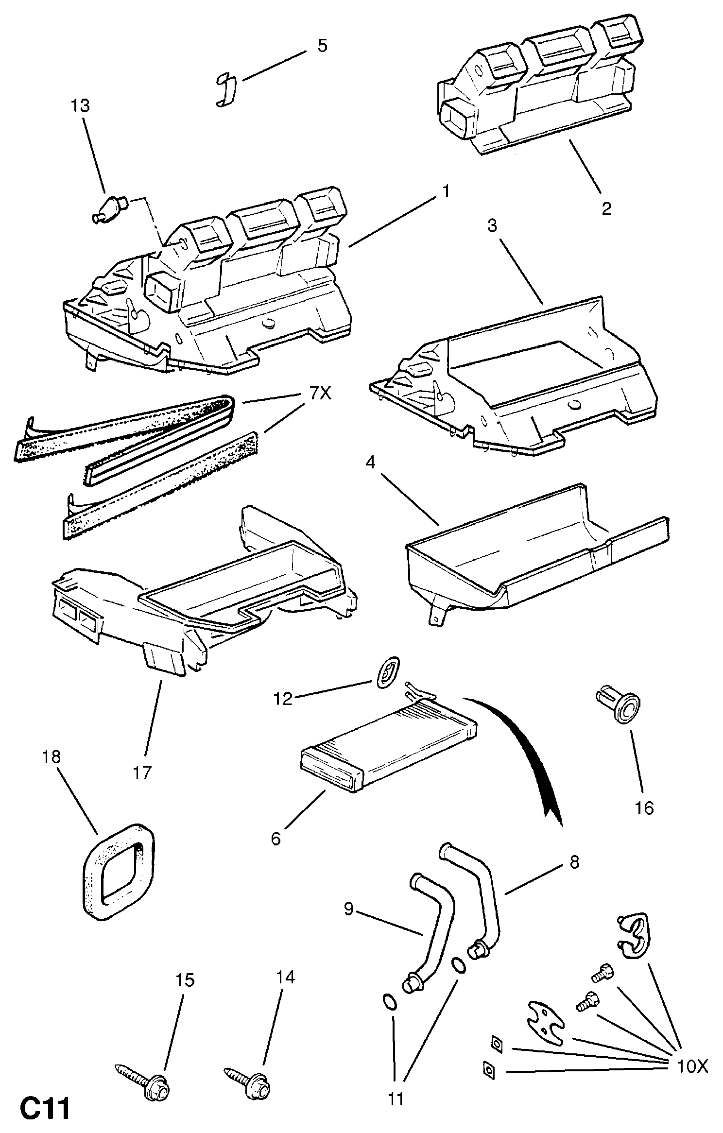 FORD USA 1 818 044 - Pomoćni cilindar, kvačilo www.molydon.hr