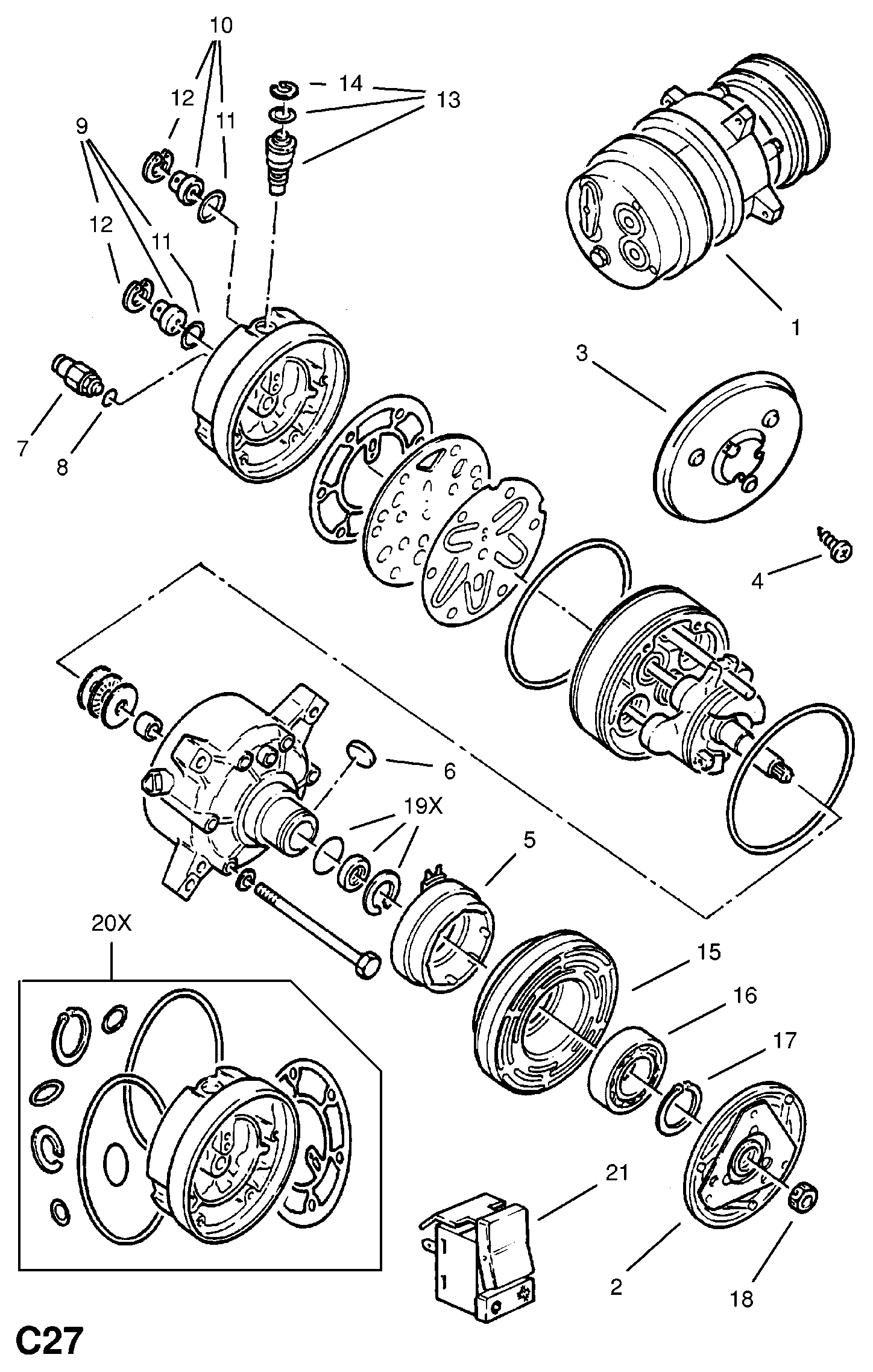 Opel 1854131 - Kompresor, klima-Uređaj www.molydon.hr