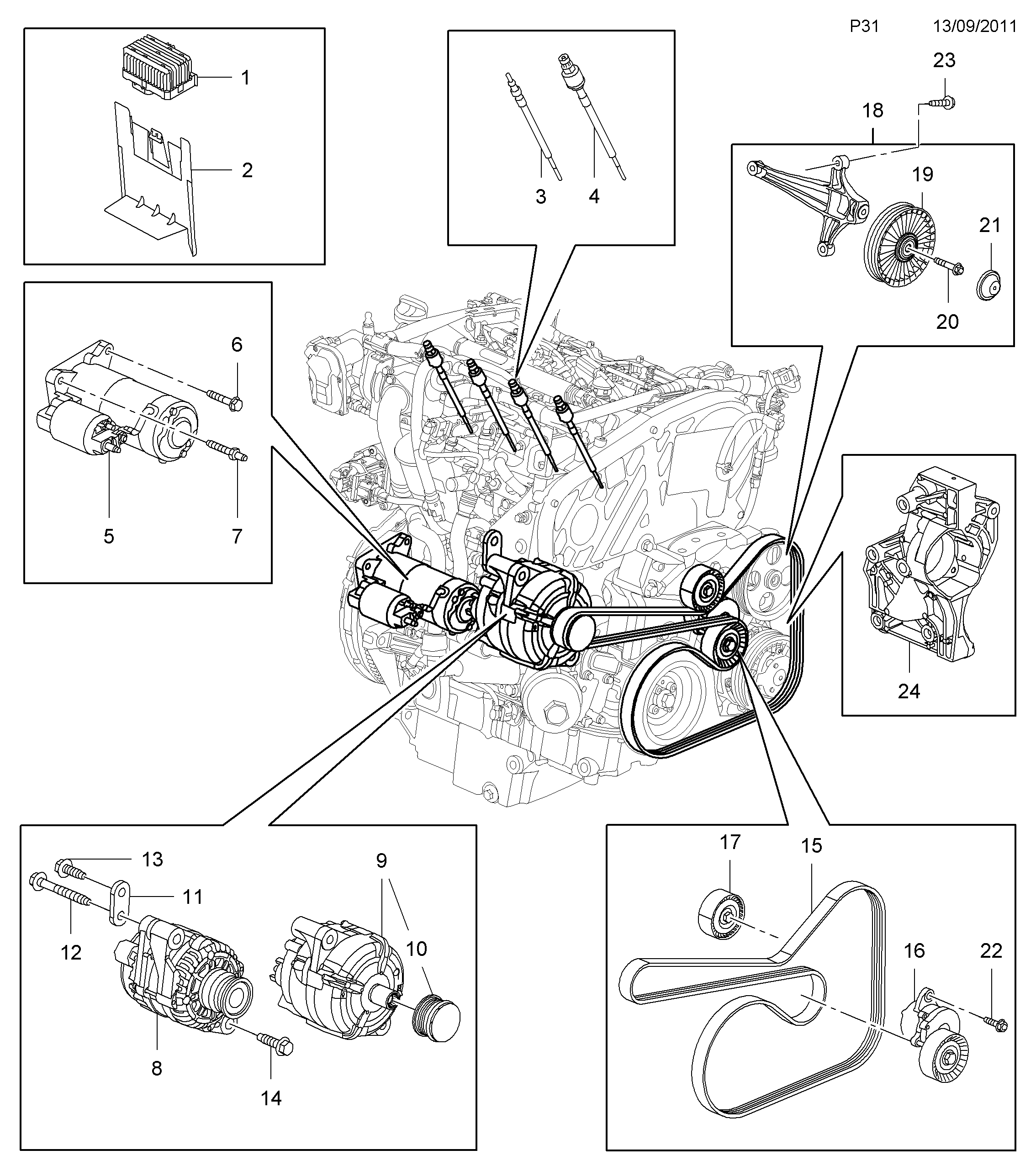 Opel 1202333 - Alternator www.molydon.hr