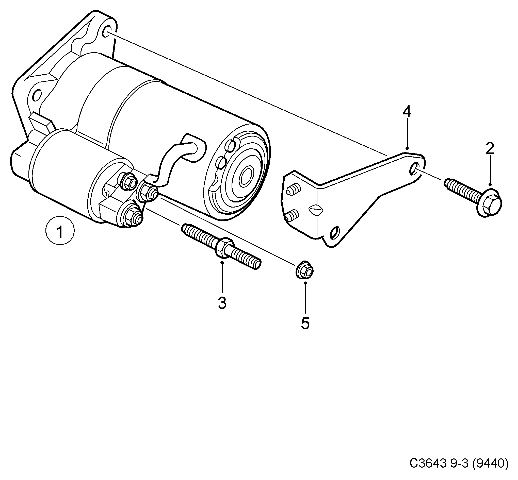 SAAB 55 35 2882 - Starter www.molydon.hr