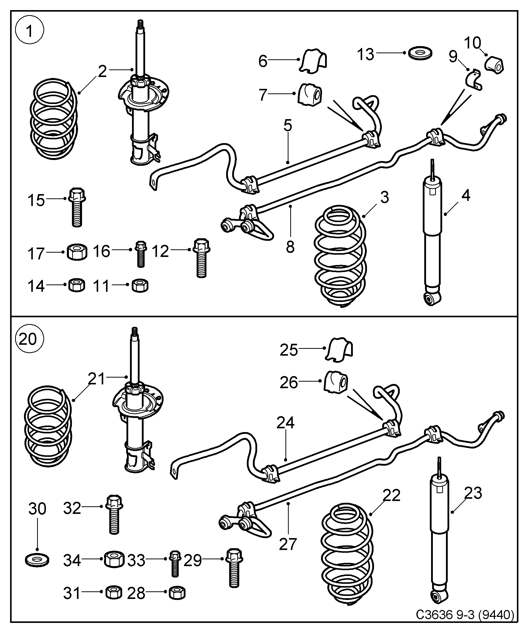 FIAT 9191188 - Čahura Ležaja, stabilizator www.molydon.hr