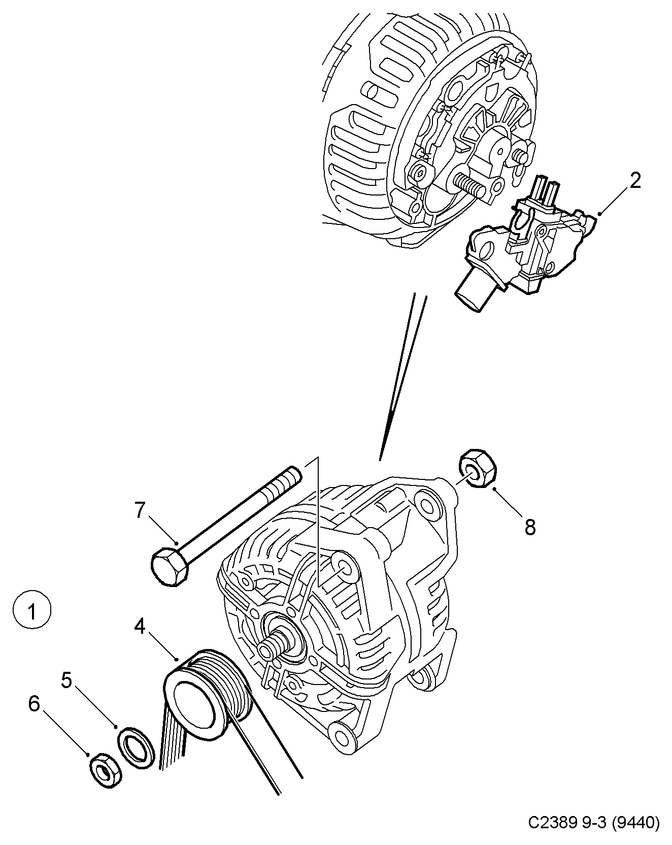 Opel 12785605 - Alternator www.molydon.hr