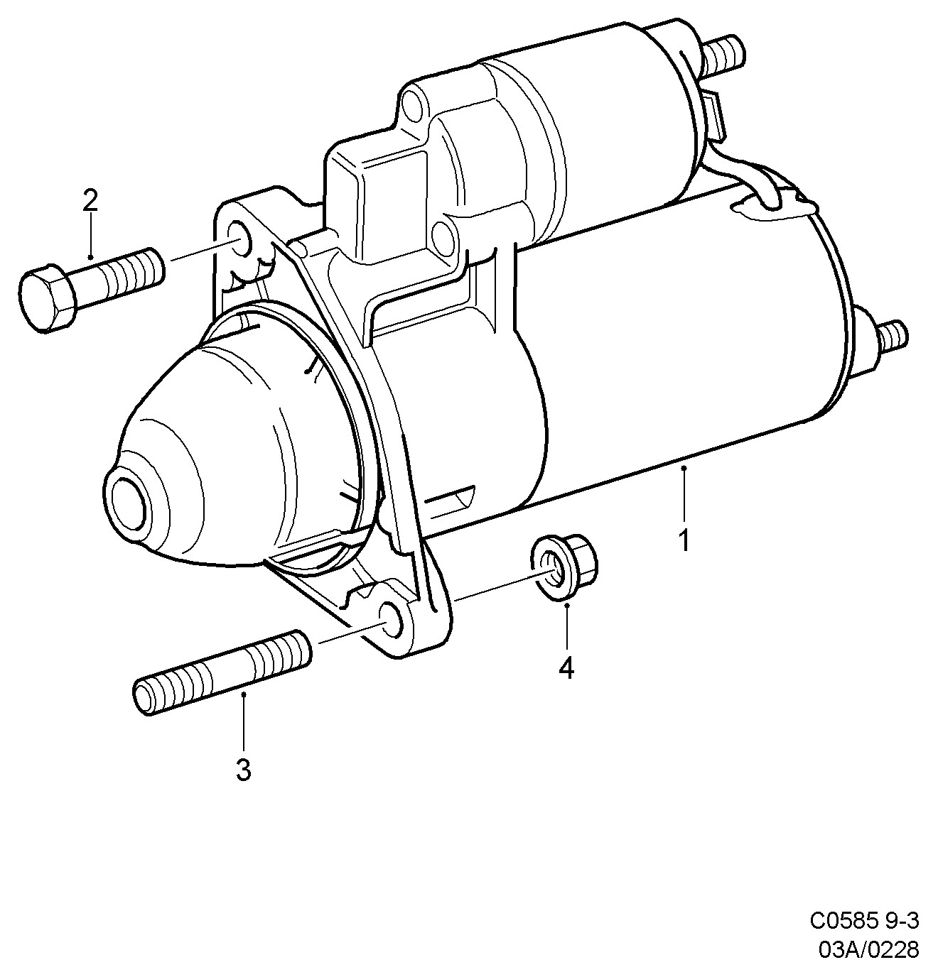 SAAB 51 94 758 - Starter www.molydon.hr