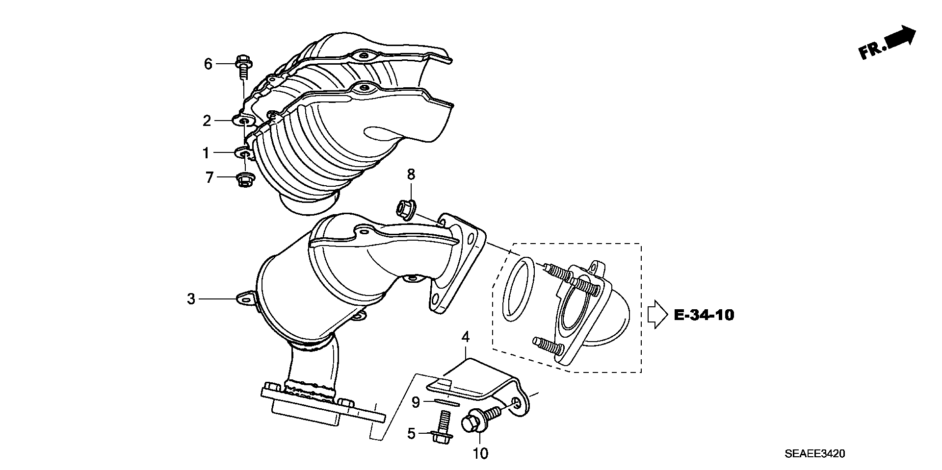 Honda 18190RBDE00 - Katalizator www.molydon.hr