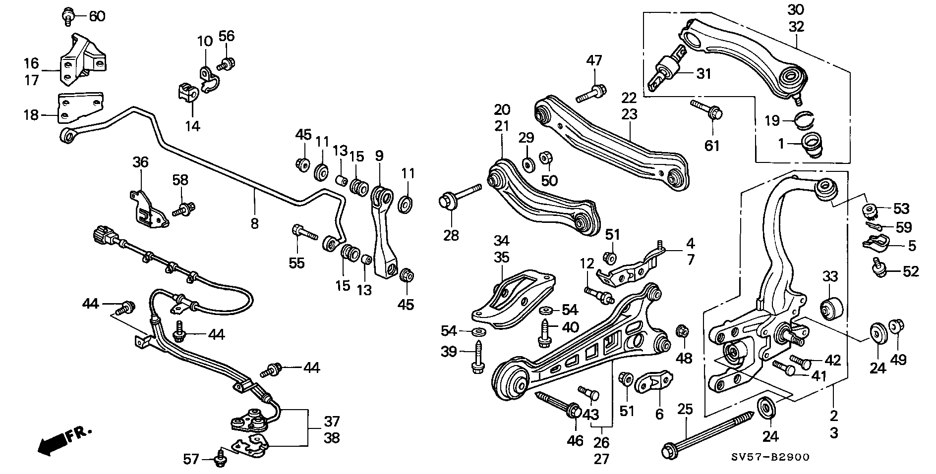 Hyundai 52390SM1A03 - ARM COMP., R. RR. UPPER www.molydon.hr