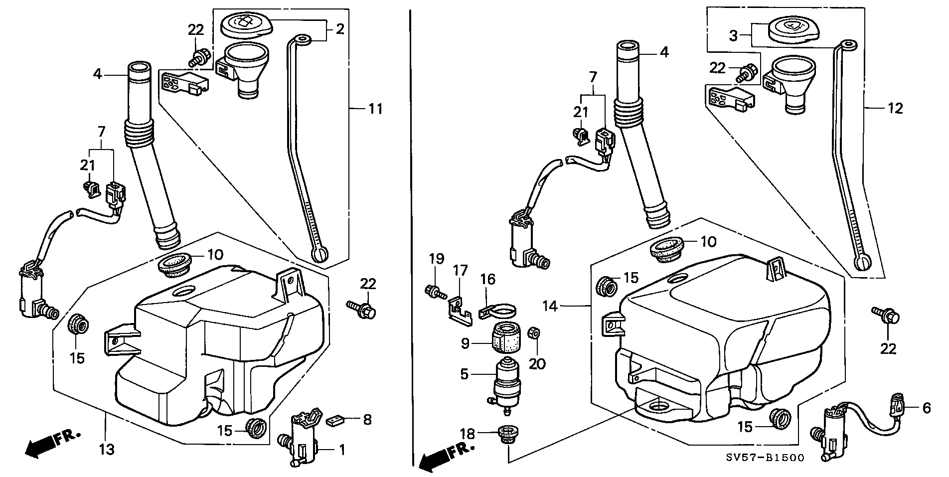 Honda 76806SV5A02 - Pumpa za tekućinu za pranje, pranje vjetrobrana www.molydon.hr