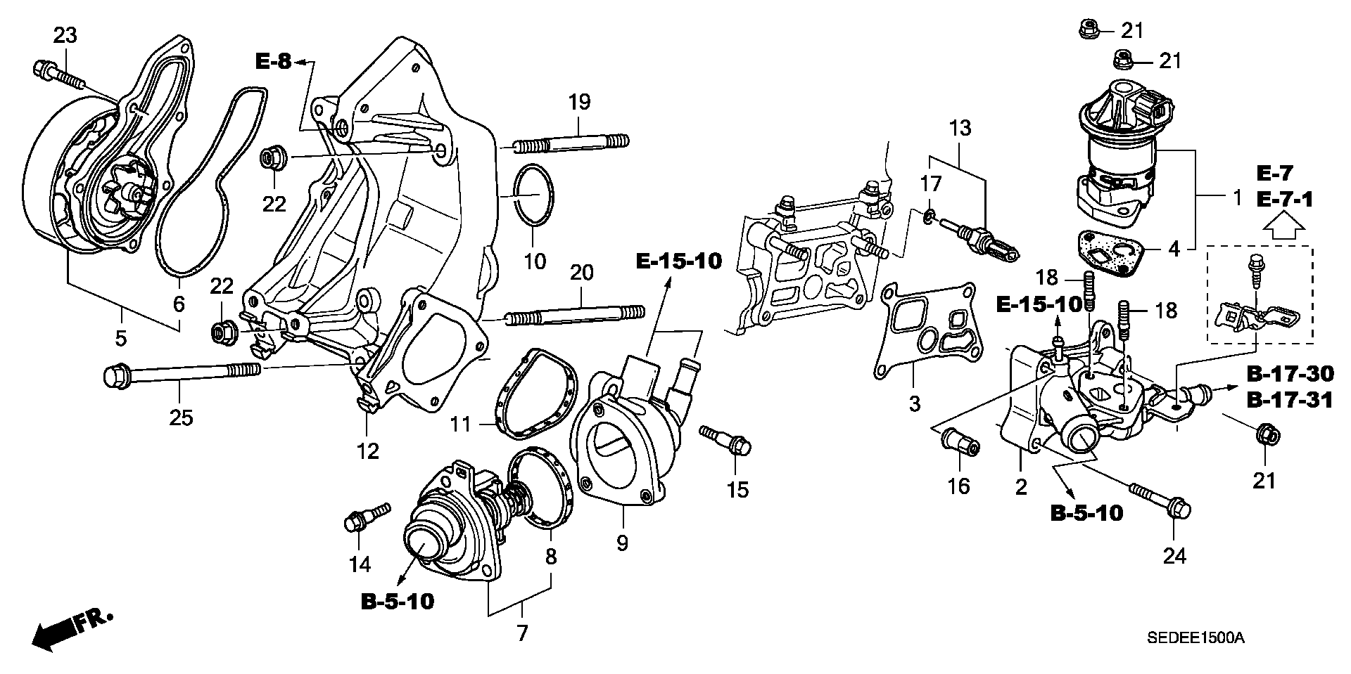 Honda 19301RAF003 - Termostat, rashladna tekućinu www.molydon.hr