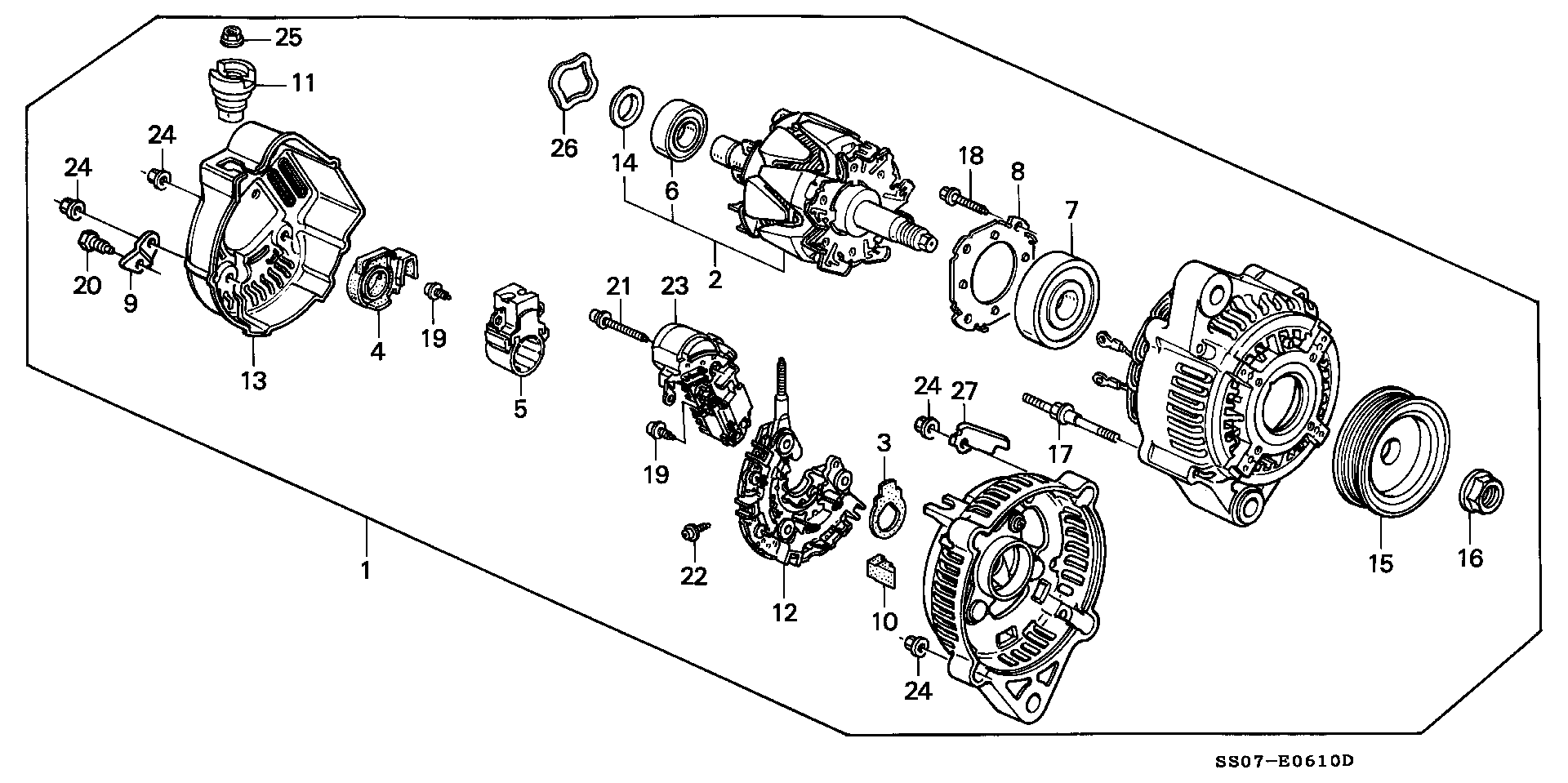 Honda 31100-P11-E02 - Alternator www.molydon.hr