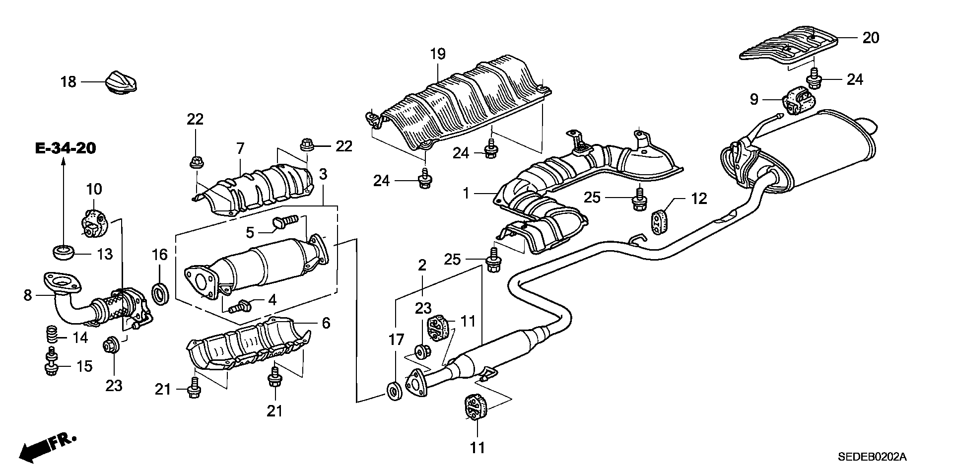 Honda 18160RBDE00 - Katalizator www.molydon.hr