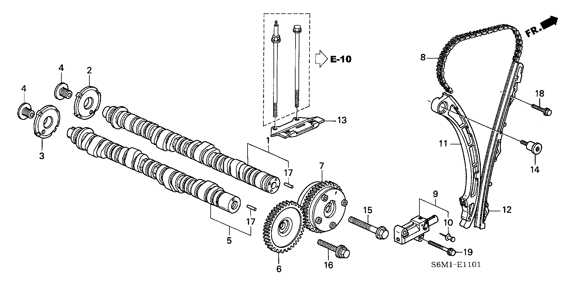 Honda 14310-RBB-003 - Podešavanje bregastog vratila www.molydon.hr