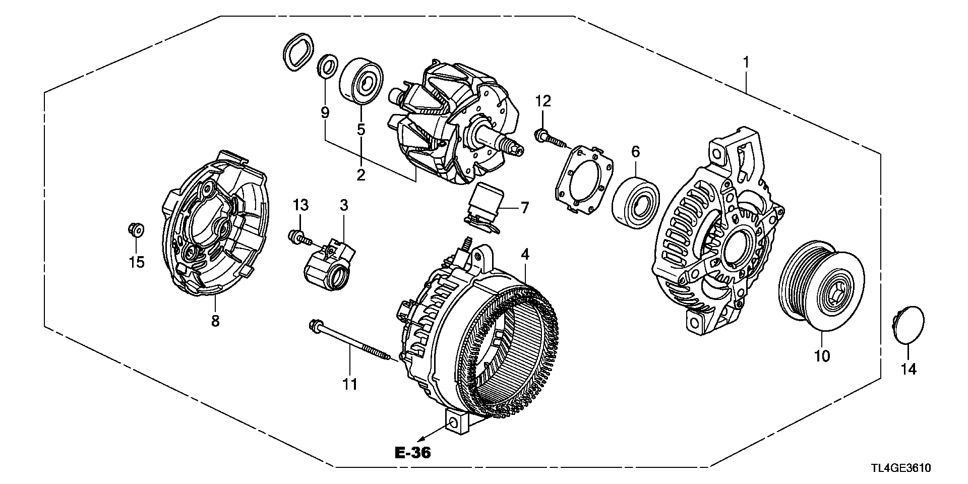 Honda 31141-RL0-G01 - Remenica, alternator www.molydon.hr