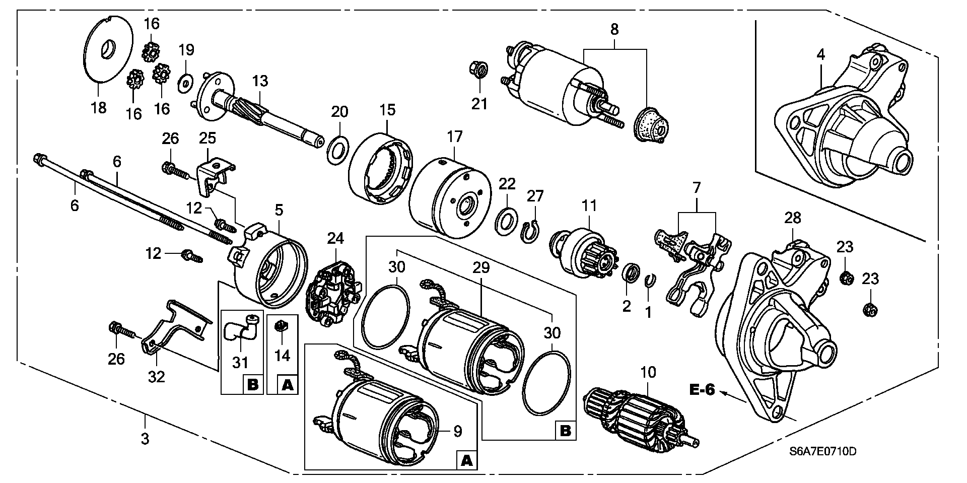 Honda 31200-PLR-A52 - Starter www.molydon.hr