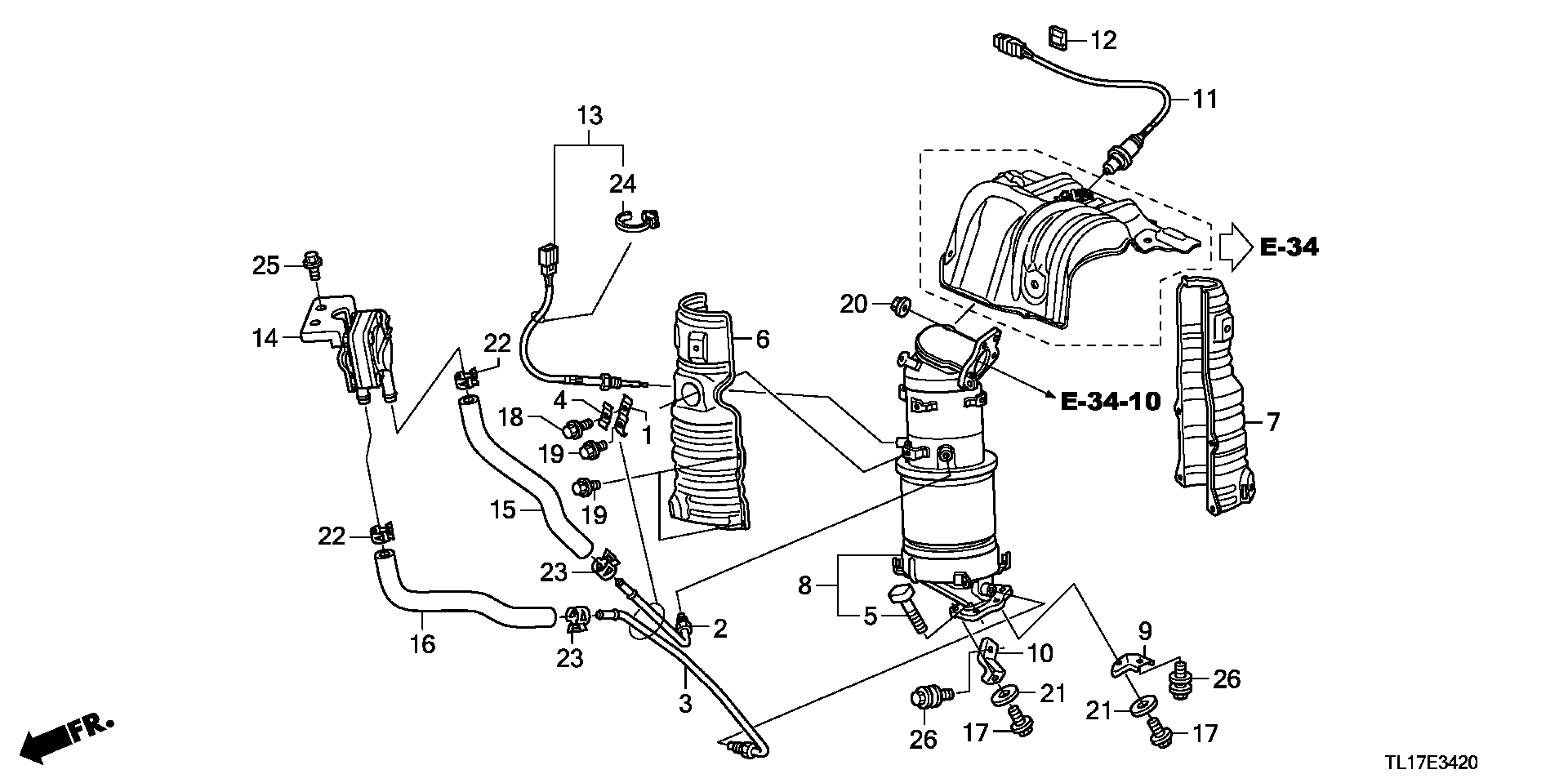 Honda 36531-RL0-G01 - Lambda-sonda www.molydon.hr