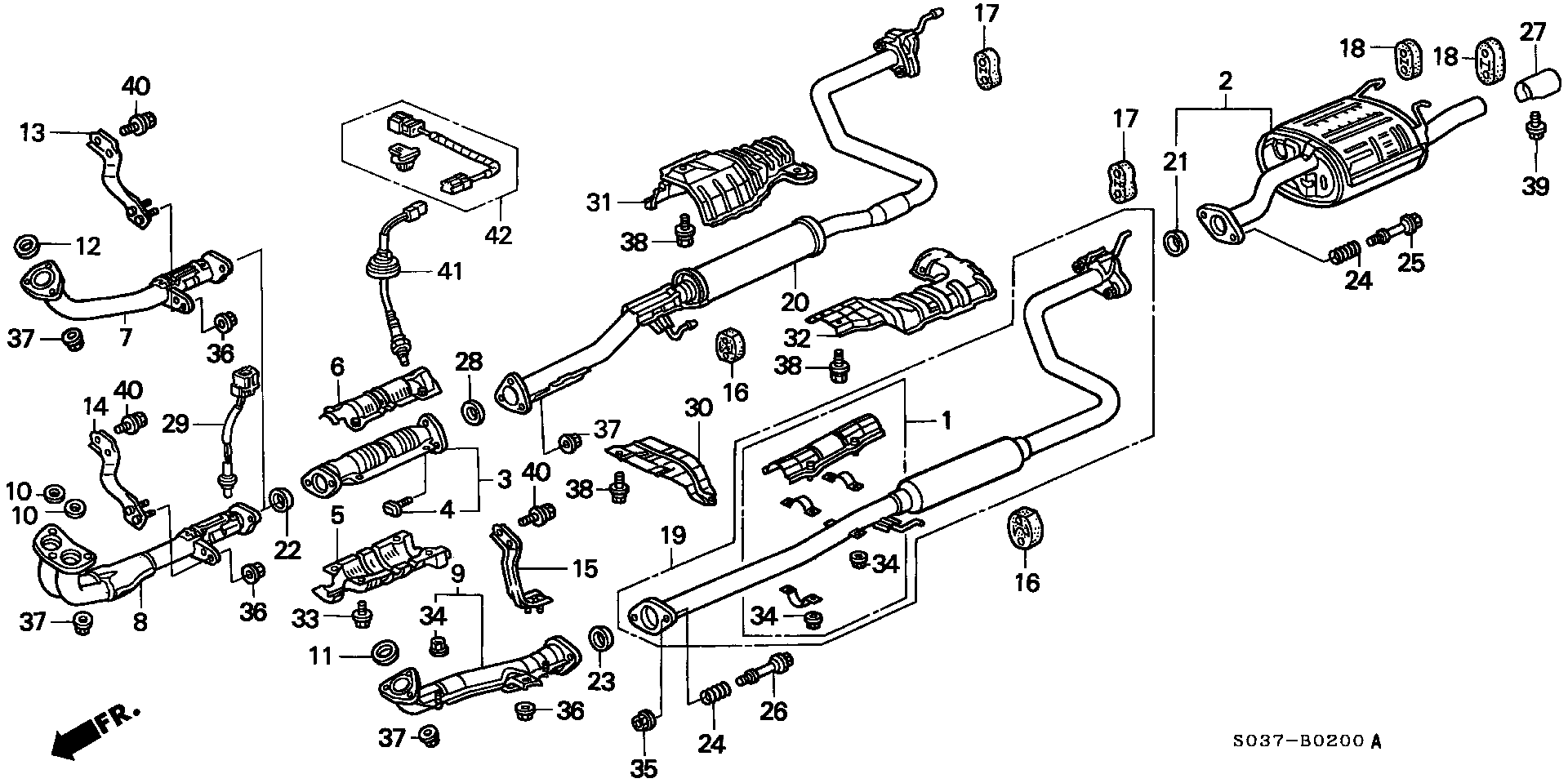 Honda 18229-S04-X11 - Brtveni prsten, Ispušna Cijev www.molydon.hr