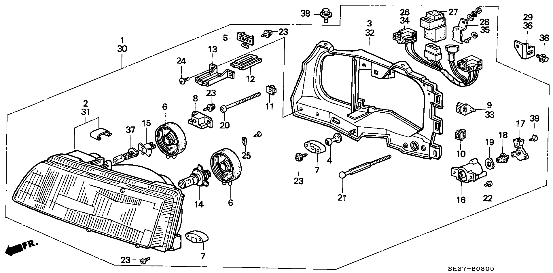 Honda 33115-692-741 - Žarulja, far za maglu www.molydon.hr