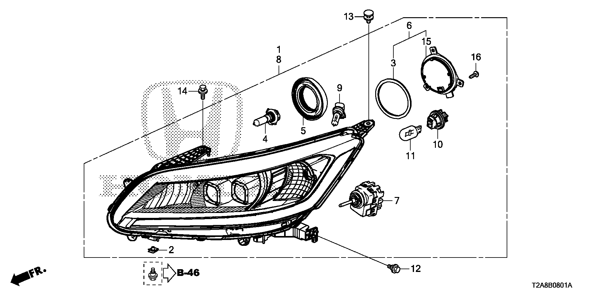 Honda 33115-TA0-A01 - Žarulja, far za maglu www.molydon.hr