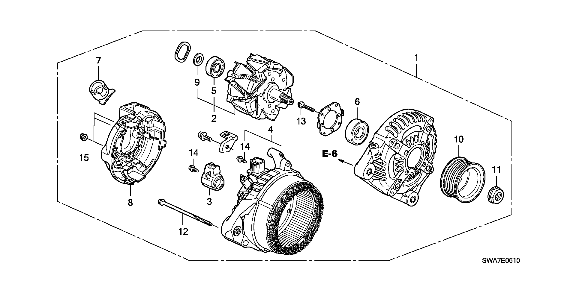 Honda 31100-RZP-G01 - Alternator www.molydon.hr