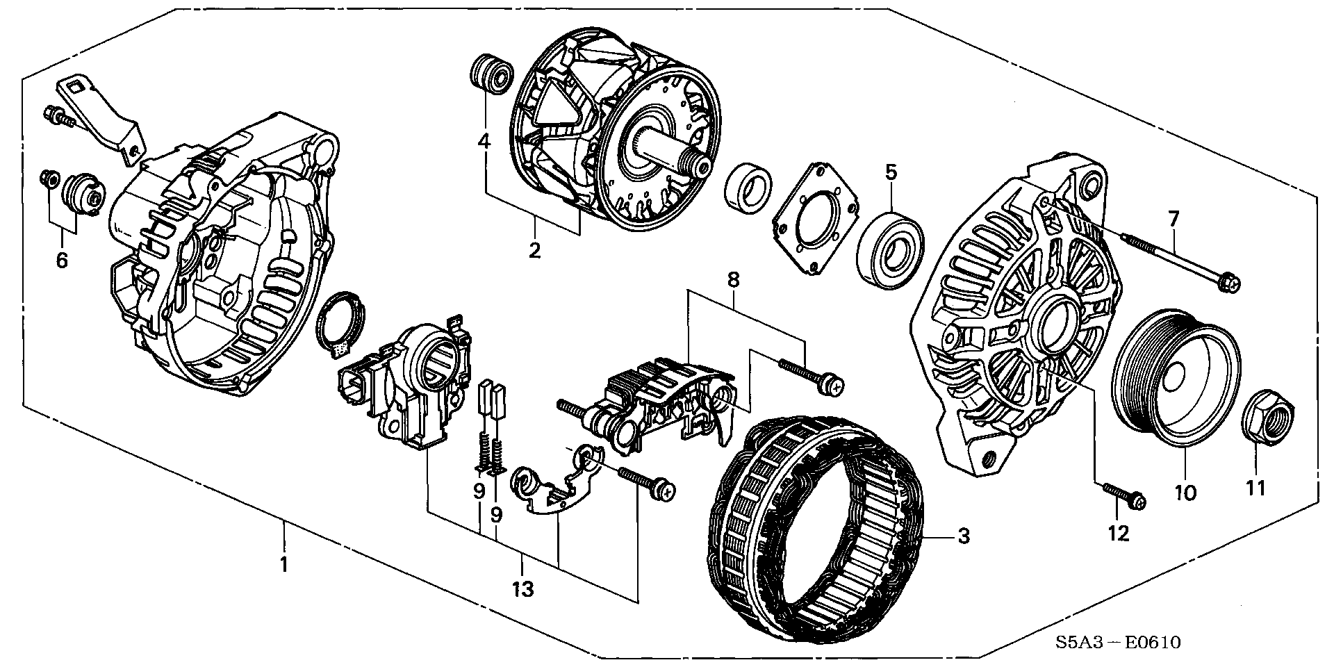 Honda 31 100-PLM-A01 - Alternator www.molydon.hr